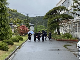 登校風景１