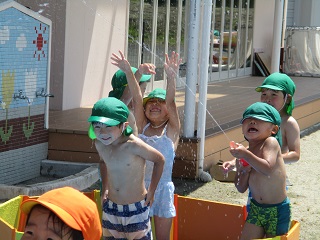 水遊び