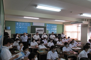 英語授業風景②