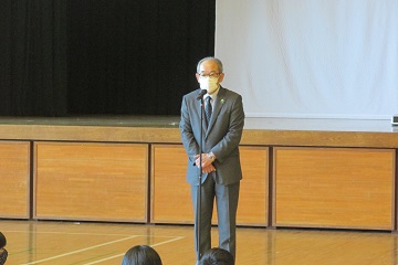 教育長先生のお話