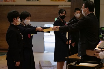 表彰1年
